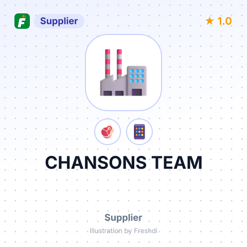 CHANSONS TEAM – summary card, no photo uploaded yet