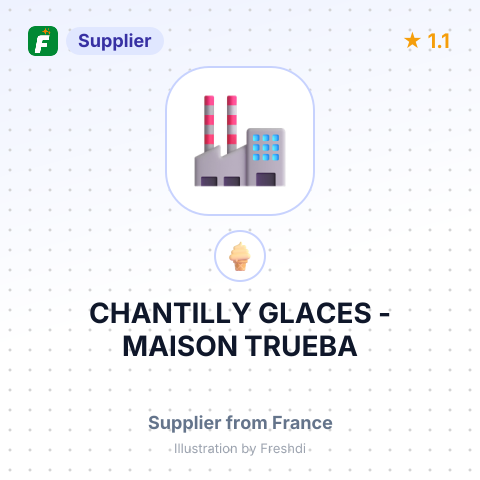 CHANTILLY GLACES - MAISON TRUEBA – summary card, no photo uploaded yet