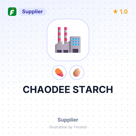 CHAODEE STARCH – summary card, no photo uploaded yet