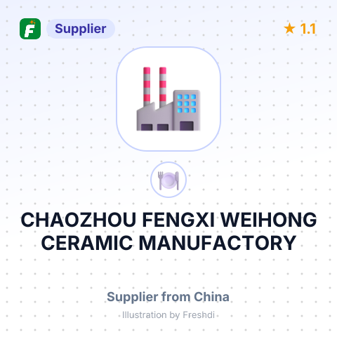 CHAOZHOU FENGXI WEIHONG CERAMIC MANUFACTORY – summary card, no photo uploaded yet