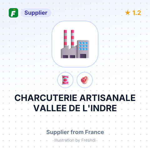 CHARCUTERIE ARTISANALE VALLEE DE L'INDRE – summary card, no photo uploaded yet