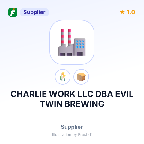 CHARLIE WORK LLC DBA EVIL TWIN BREWING – summary card, no photo uploaded yet