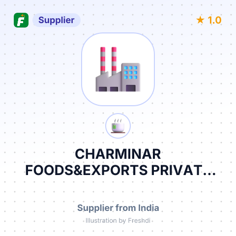 CHARMINAR FOODS&EXPORTS PRIVATE LTD – summary card, no photo uploaded yet