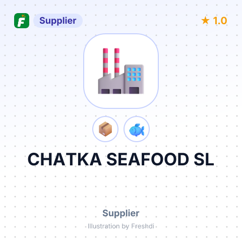 CHATKA SEAFOOD SL – summary card, no photo uploaded yet