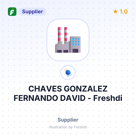 CHAVES GONZALEZ FERNANDO DAVID – summary card, no photo uploaded yet
