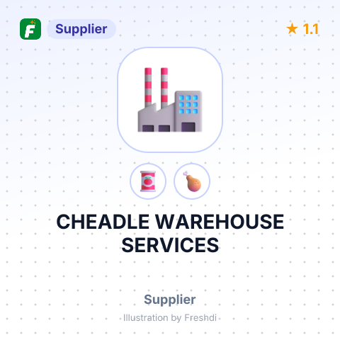 CHEADLE WAREHOUSE SERVICES – summary card, no photo uploaded yet