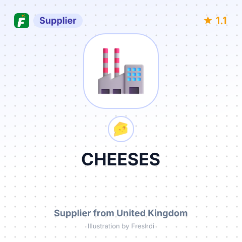 CHEESES – summary card, no photo uploaded yet