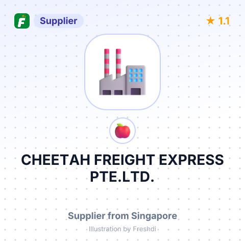 CHEETAH FREIGHT EXPRESS PTE.LTD. – summary card, no photo uploaded yet