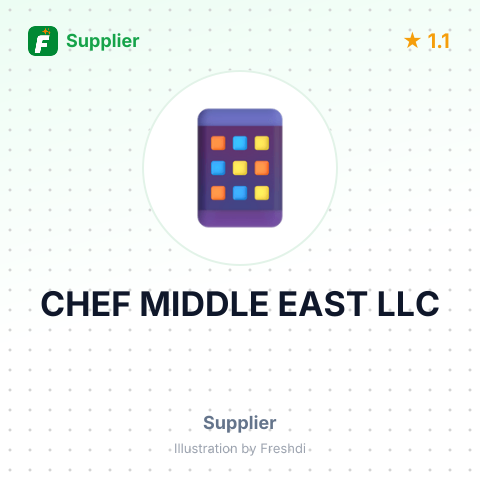 CHEF MIDDLE EAST LLC – summary card, no photo uploaded yet