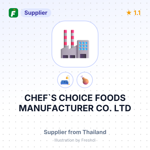CHEF`S CHOICE FOODS MANUFACTURER CO. LTD – summary card, no photo uploaded yet