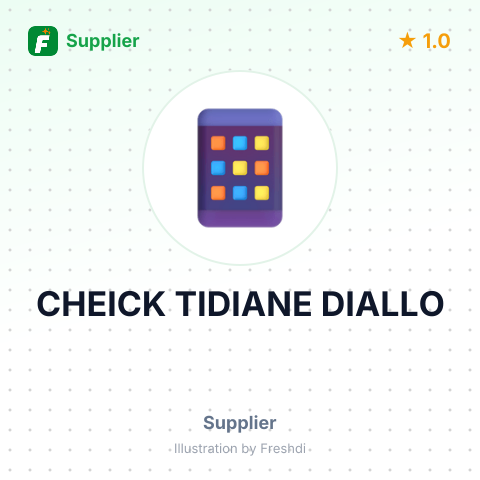 CHEICK TIDIANE DIALLO – summary card, no photo uploaded yet