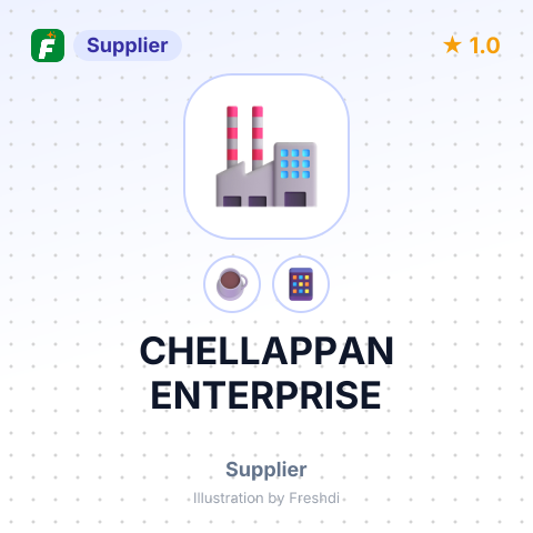 CHELLAPPAN ENTERPRISE – summary card, no photo uploaded yet