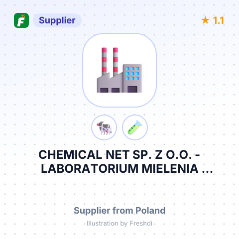 CHEMICAL NET SP. Z O.O. - LABORATORIUM MIELENIA ROTOROWEGO – summary card, no photo uploaded yet