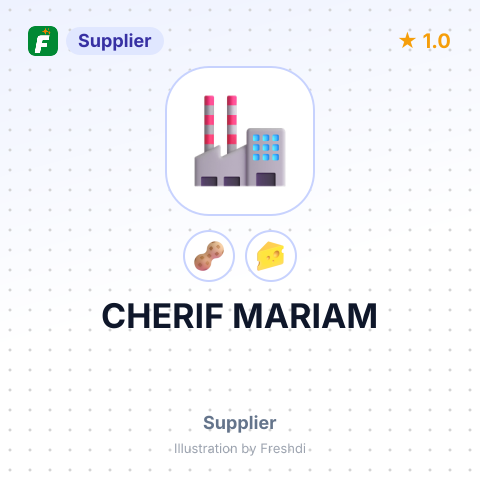 CHERIF MARIAM – summary card, no photo uploaded yet