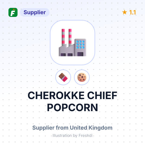 CHEROKKE CHIEF POPCORN – summary card, no photo uploaded yet