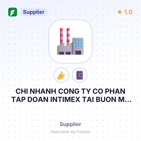 CHI NHANH CONG TY CO PHAN TAP DOAN INTIMEX TAI BUON MA THUOT – summary card, no photo uploaded yet