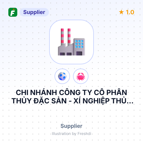 CHI NHÁNH CÔNG TY CỔ PHẦN THỦY ĐẶC SẢN - XÍ NGHIỆP THỦY SẢN BA TRI – summary card, no photo uploaded yet