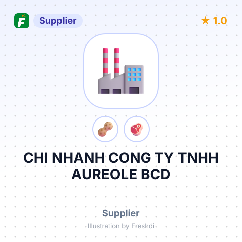 CHI NHANH CONG TY TNHH AUREOLE BCD – summary card, no photo uploaded yet