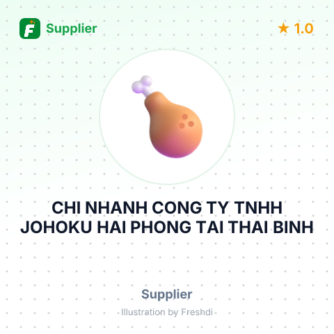 CHI NHANH CONG TY TNHH JOHOKU HAI PHONG TAI THAI BINH – summary card, no photo uploaded yet