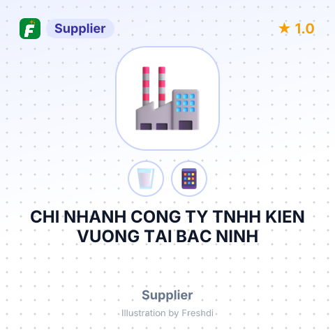 CHI NHANH CONG TY TNHH KIEN VUONG TAI BAC NINH – summary card, no photo uploaded yet