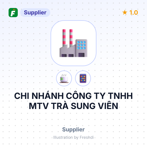 CHI NHÁNH CÔNG TY TNHH MTV TRÀ SUNG VIÊN – summary card, no photo uploaded yet