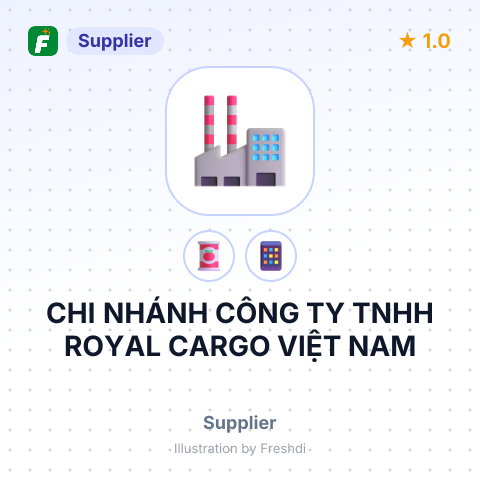 CHI NHÁNH CÔNG TY TNHH ROYAL CARGO VIỆT NAM – summary card, no photo uploaded yet