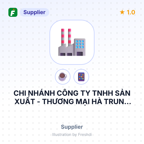 CHI NHÁNH CÔNG TY TNHH SẢN XUẤT - THƯƠNG MẠI HÀ TRUNG HẬU TẠI ĐÀ NẴNG – summary card, no photo uploaded yet