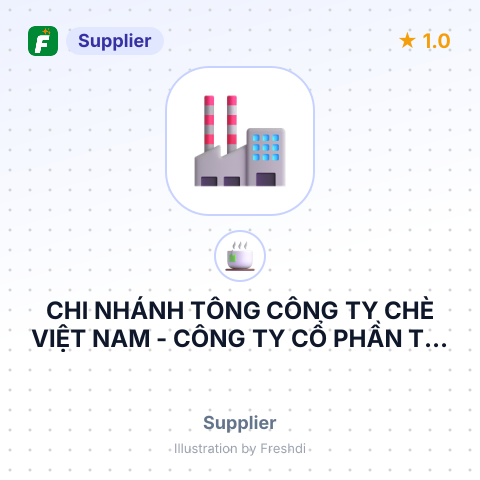 CHI NHÁNH TỔNG CÔNG TY CHÈ VIỆT NAM - CÔNG TY CỔ PHẦN TẠI SƠN LA - VINATEA MỘC CHÂU – summary card, no photo uploaded yet