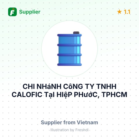 CHI NHáNH CôNG TY TNHH CALOFIC TạI HIệP PHướC, TPHCM – summary card, no photo uploaded yet