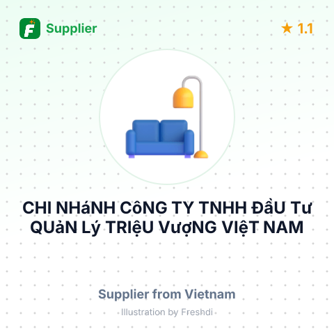CHI NHáNH CôNG TY TNHH ĐầU Tư QUảN Lý TRIệU VượNG VIệT NAM – summary card, no photo uploaded yet