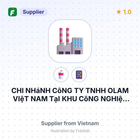 CHI NHáNH CôNG TY TNHH OLAM VIệT NAM TạI KHU CôNG NGHIệP BIêN HòA II – summary card, no photo uploaded yet