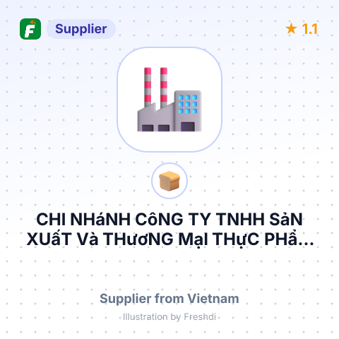 CHI NHáNH CôNG TY TNHH SảN XUấT Và THươNG MạI THựC PHẩM CHUôNG VàNG TạI Đà NẵNG – summary card, no photo uploaded yet