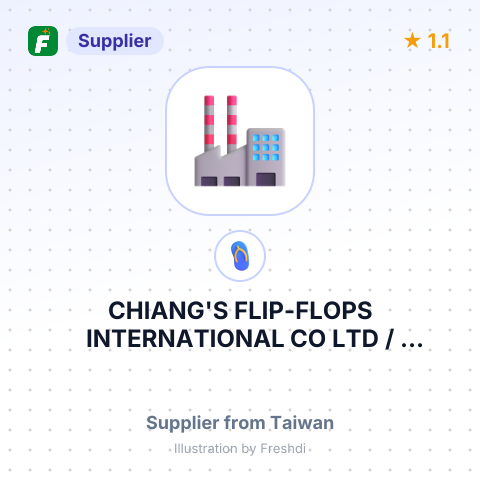 CHIANG'S FLIP-FLOPS INTERNATIONAL CO LTD / YungSheng Flip Flops FTY – summary card, no photo uploaded yet