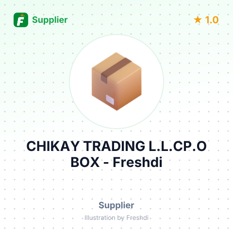 CHIKAY TRADING L.L.CP.O BOX – summary card, no photo uploaded yet