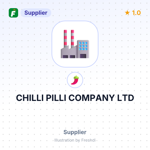 CHILLI PILLI COMPANY LTD – summary card, no photo uploaded yet