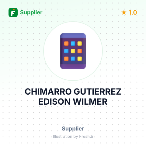 CHIMARRO GUTIERREZ EDISON WILMER – summary card, no photo uploaded yet