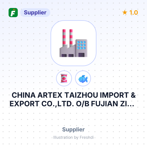 CHINA ARTEX TAIZHOU IMPORT & EXPORT CO.,LTD. O/B FUJIAN ZIXU IMPORT AND EXPORT CO., LTD – summary card, no photo uploaded yet