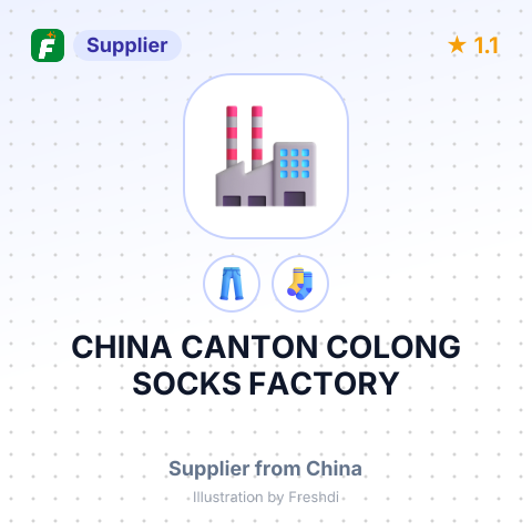 CHINA CANTON COLONG SOCKS FACTORY – summary card, no photo uploaded yet