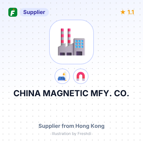 CHINA MAGNETIC MFY. CO. – summary card, no photo uploaded yet