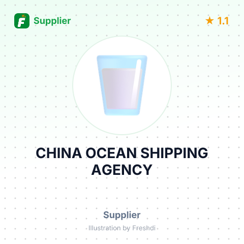 CHINA OCEAN SHIPPING AGENCY – summary card, no photo uploaded yet