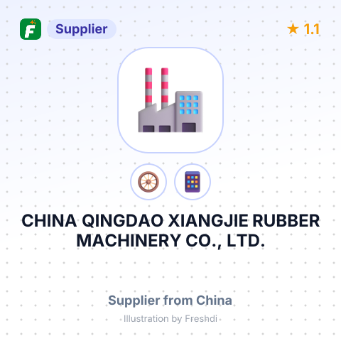 CHINA QINGDAO XIANGJIE RUBBER MACHINERY CO., LTD. – summary card, no photo uploaded yet
