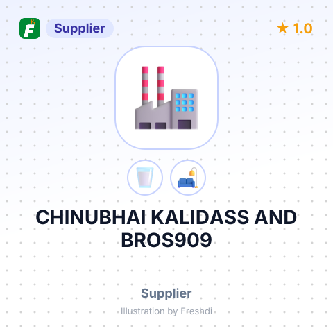 CHINUBHAI KALIDASS AND BROS909 – summary card, no photo uploaded yet
