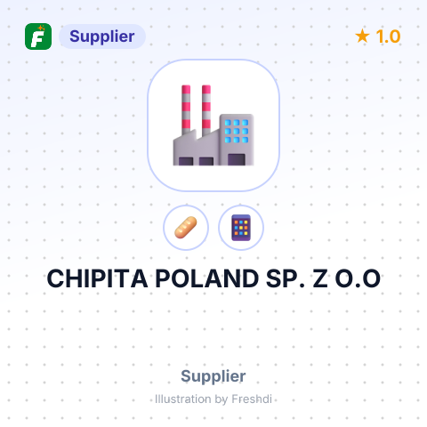 CHIPITA POLAND SP. Z O.O – summary card, no photo uploaded yet