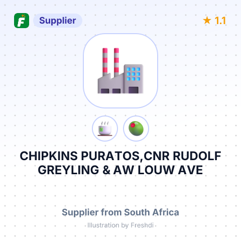 CHIPKINS PURATOS,CNR RUDOLF GREYLING & AW LOUW AVE – summary card, no photo uploaded yet
