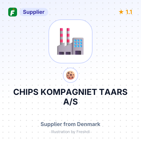 CHIPS KOMPAGNIET TAARS A/S – summary card, no photo uploaded yet