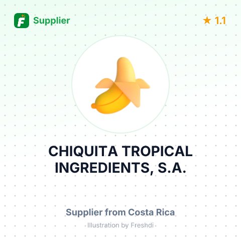 CHIQUITA TROPICAL INGREDIENTS, S.A. – summary card, no photo uploaded yet