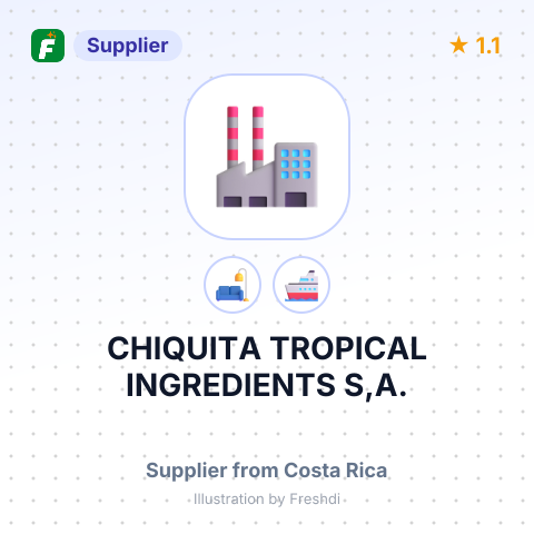 CHIQUITA TROPICAL INGREDIENTS S,A. – summary card, no photo uploaded yet