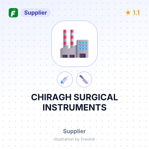 CHIRAGH SURGICAL INSTRUMENTS – summary card, no photo uploaded yet