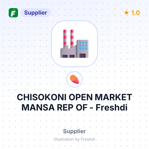 CHISOKONI OPEN MARKET MANSA REP OF – summary card, no photo uploaded yet