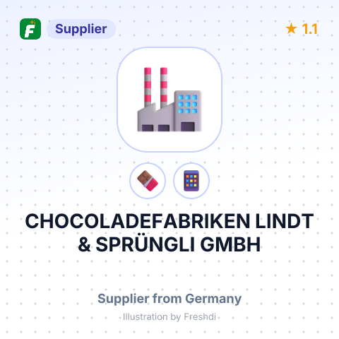 CHOCOLADEFABRIKEN LINDT & SPRÜNGLI GMBH – summary card, no photo uploaded yet